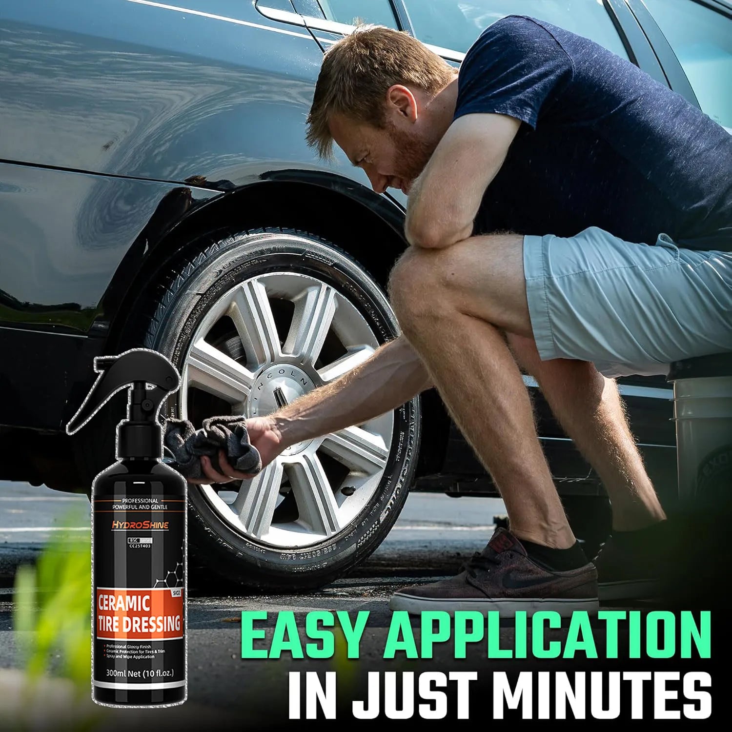 Ceramic Tire Dressing — tire and trim care product for cars