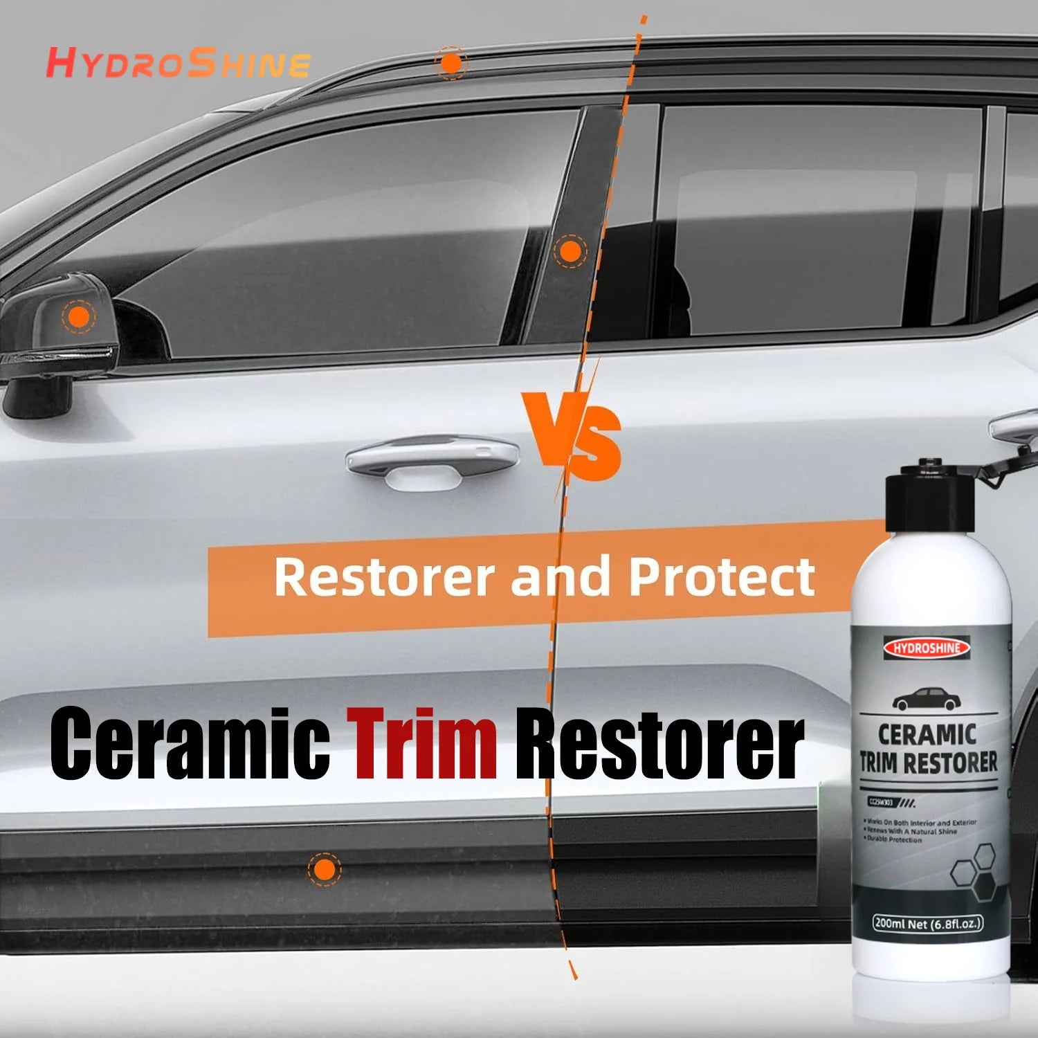 Ceramic Trim Restorer — tire and trim care product for cars