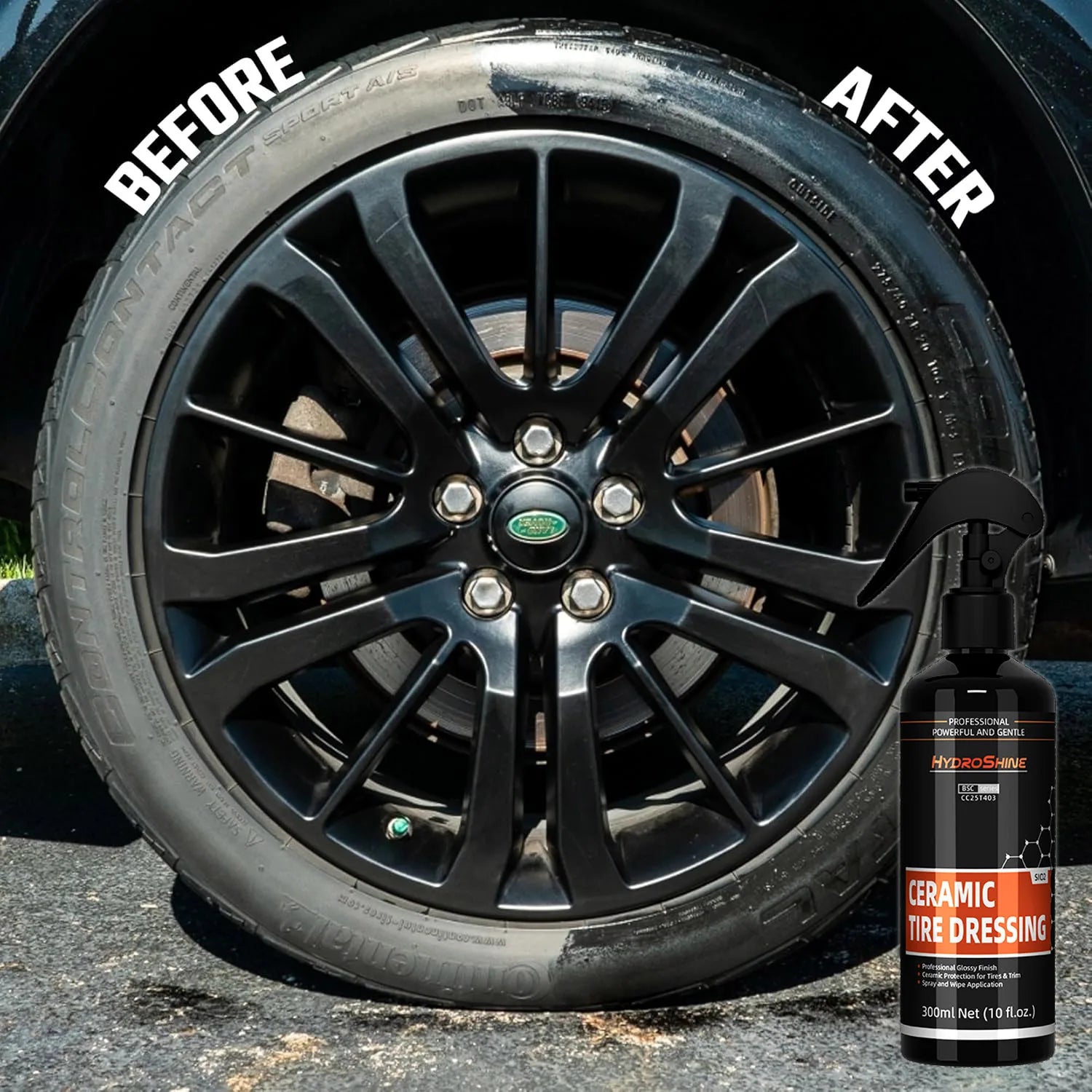 Ceramic Tire Dressing — tire and trim care product for cars