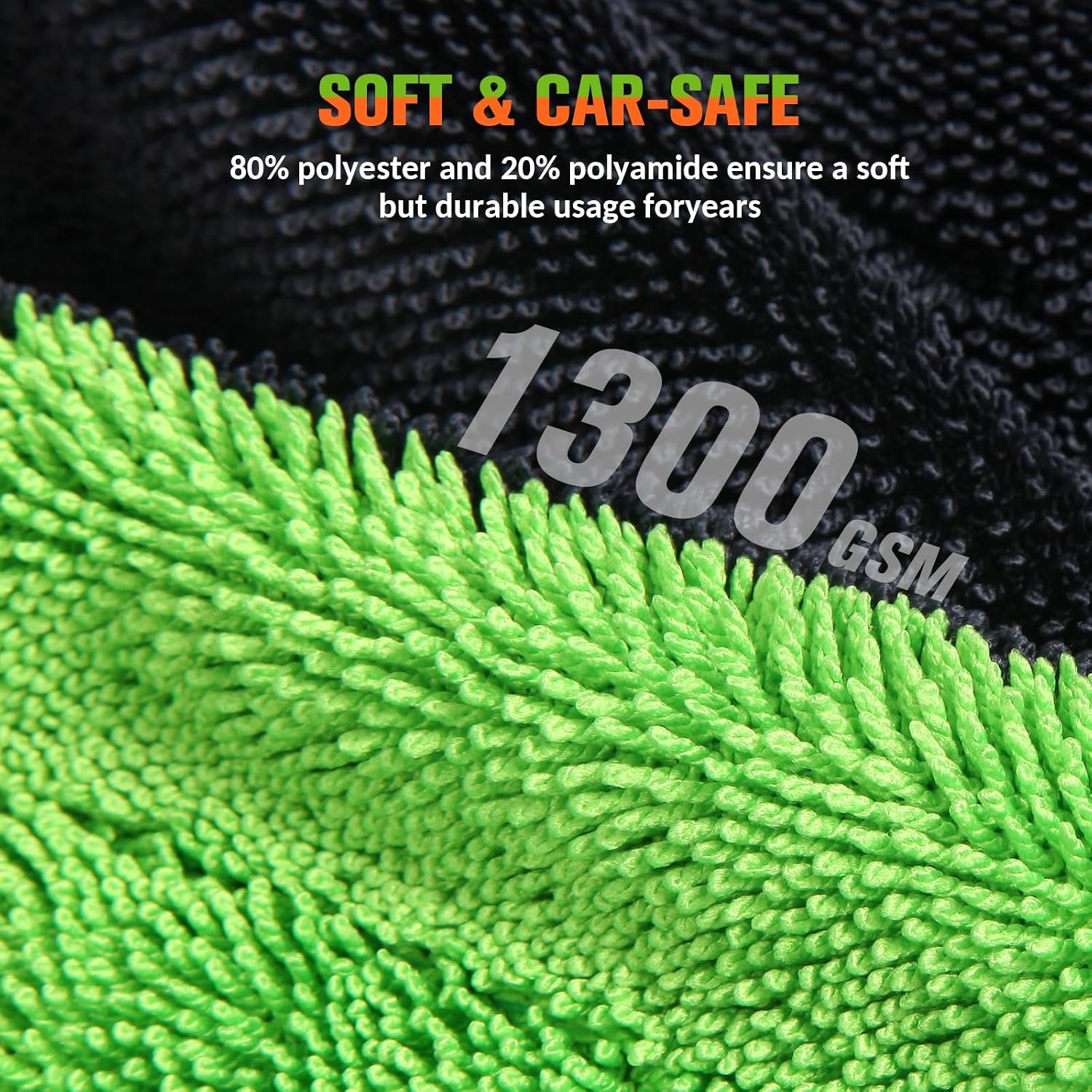XXL 1300 GSM Drying Towel — microfiber car drying towel