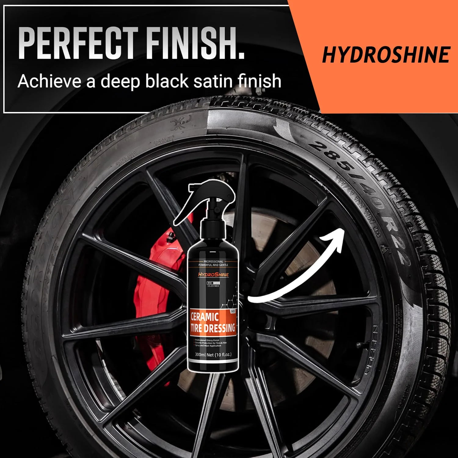 Ceramic Tire Dressing — tire and trim care product for cars