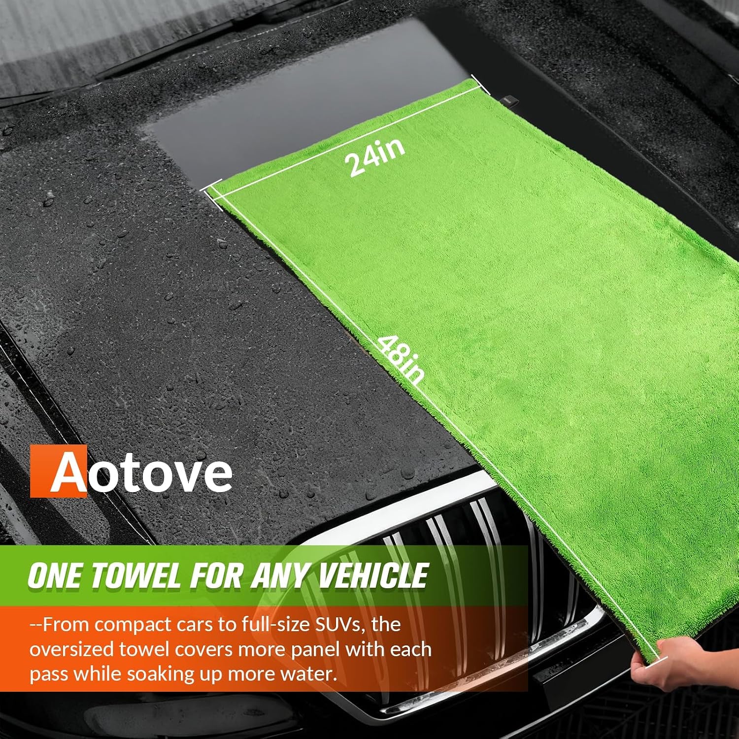 XXL 1300 GSM Drying Towel — microfiber car drying towel
