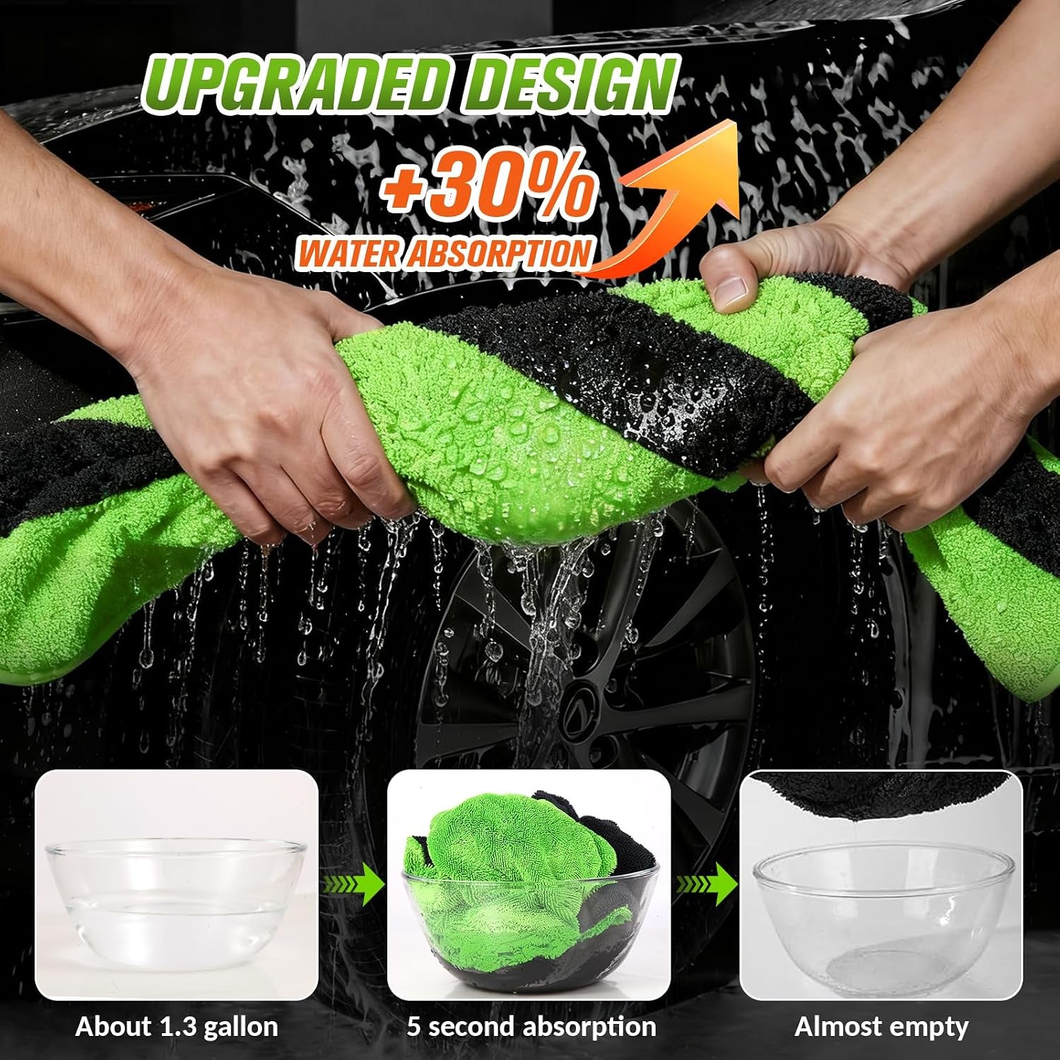 XXL 1300 GSM Drying Towel — microfiber car drying towel