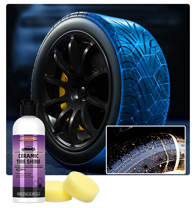 Ceramic Tire Shine Gel — tire and trim care product for cars
