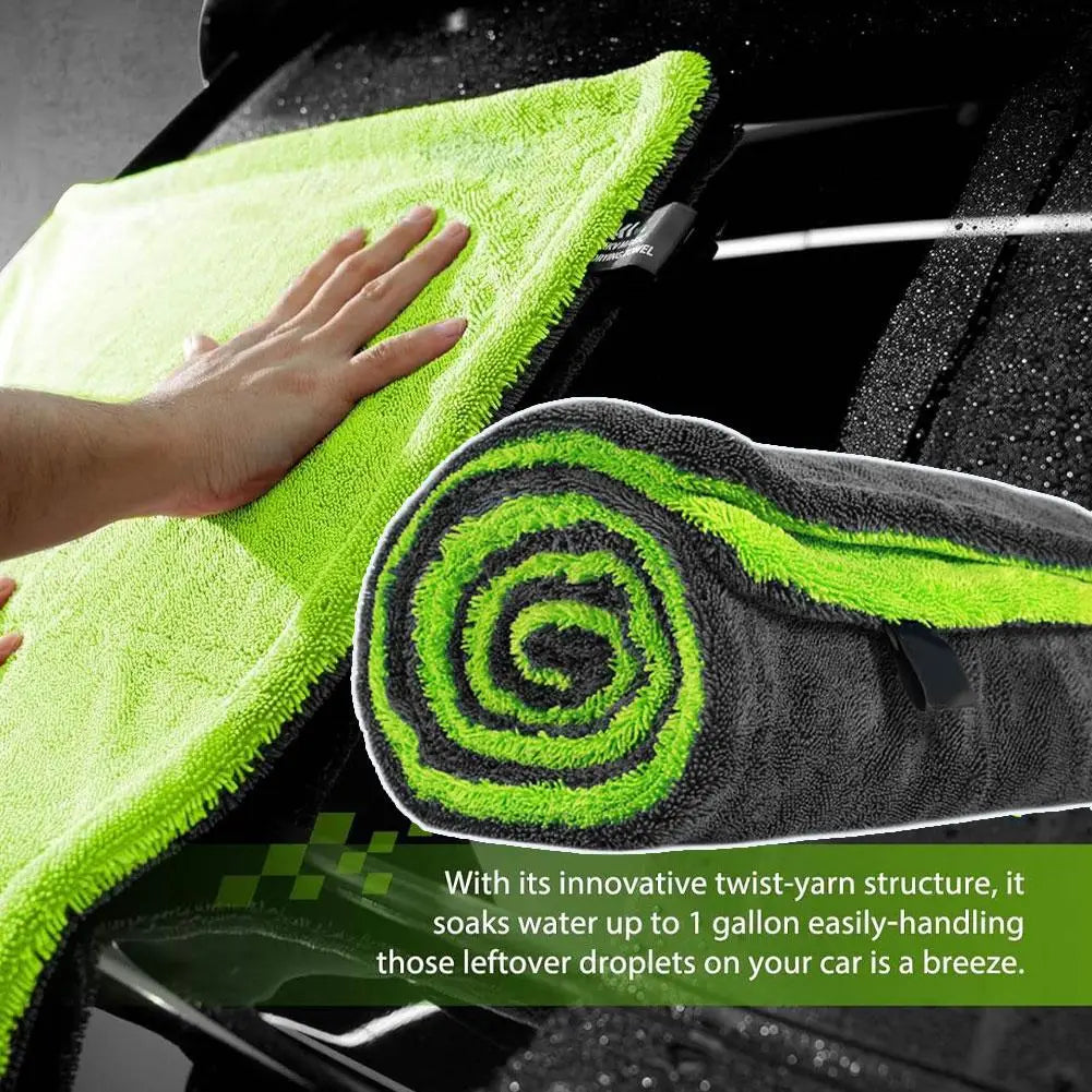 Pro 1400 GSM Drying Towel — microfiber car drying towel