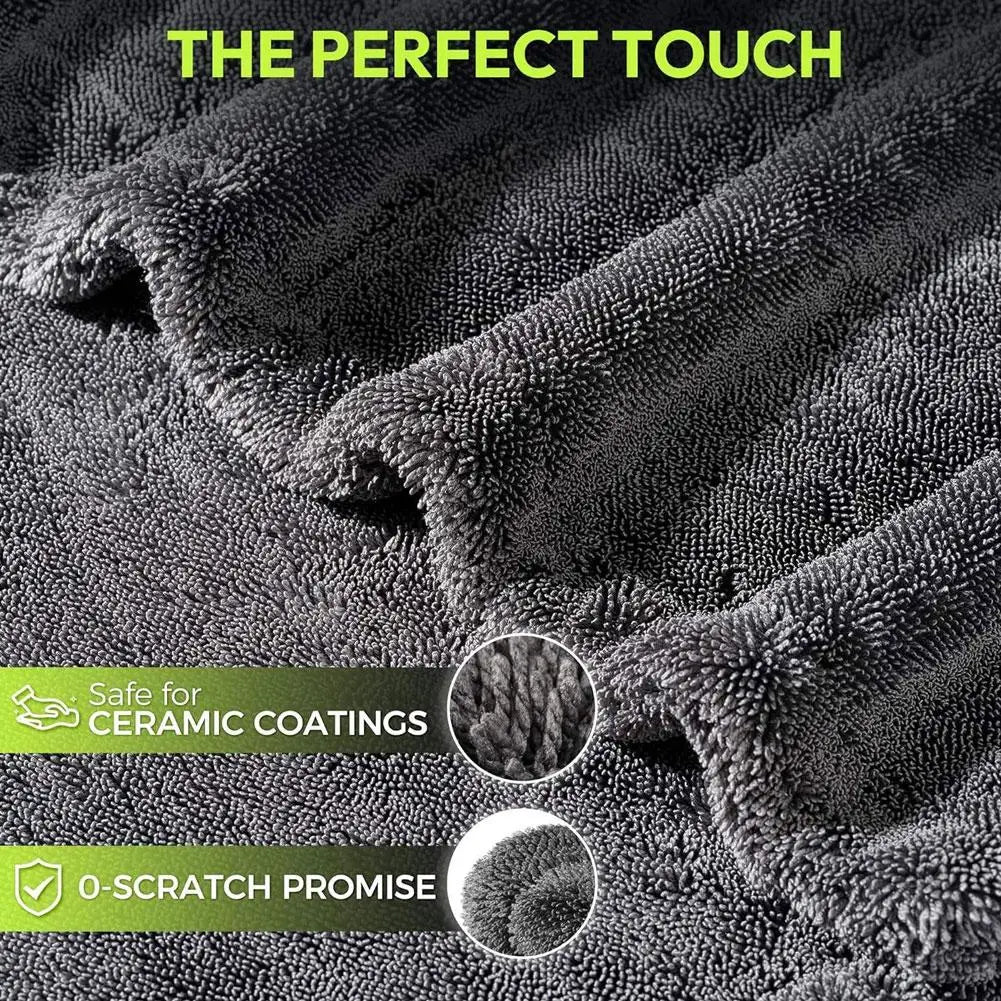 Pro 1400 GSM Drying Towel — microfiber car drying towel