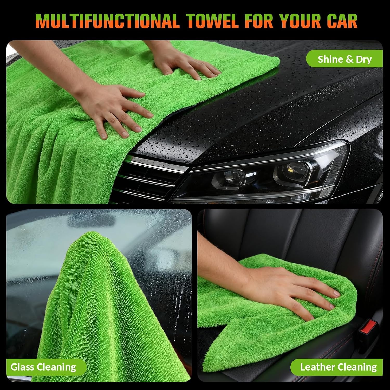 XXL 1300 GSM Drying Towel — microfiber car drying towel