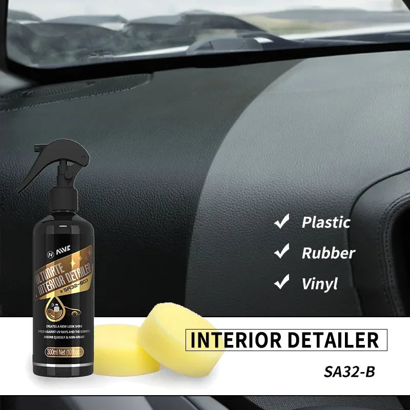 Plastic & Leather Trim Restorer — tire and trim care product for cars