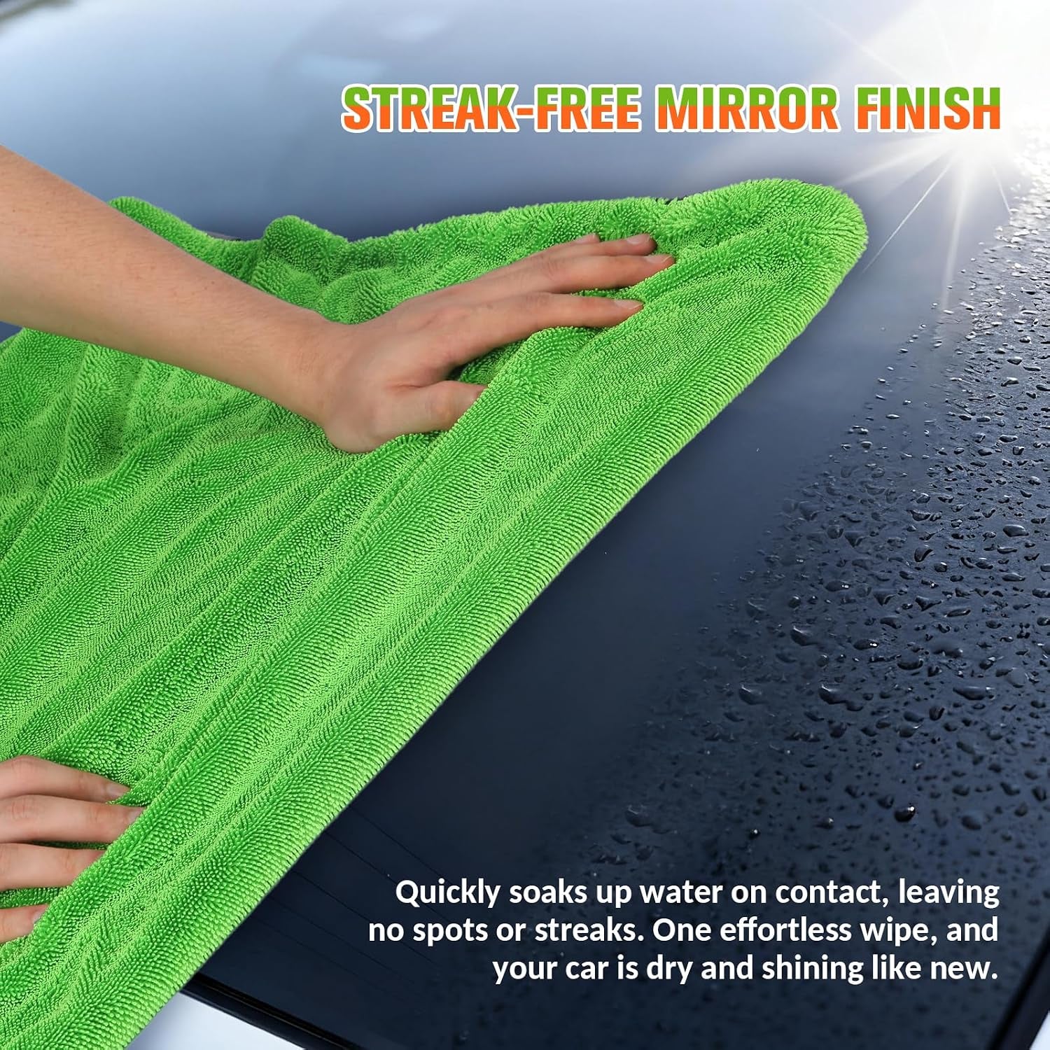 XXL 1300 GSM Drying Towel — microfiber car drying towel
